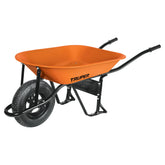 Carretilla 4.5ft3 mangos de hierro y goma reforzada truper
